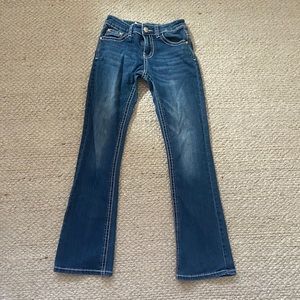 Wired heart bootcut jeans